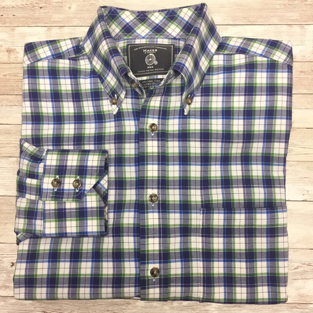Maker & Company MMX Nordstrom Casual Shirt Plaid